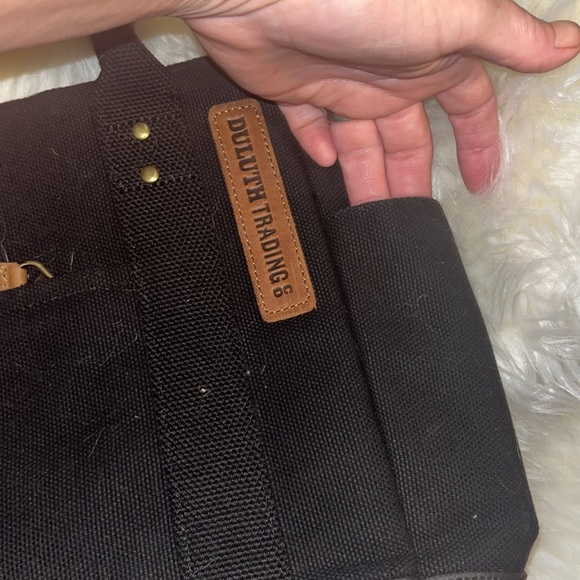 Duluth Thoroughbred Black Canvas tote bag - Picture 4 of 10